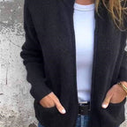 🔥Solange der Vorrat reicht 40 % Rabatt!🎉Gemütliche Strickjacke mit Reißverschluss für Damen
