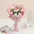 🔥Solange der Vorrat reicht 40 % Rabatt!🎉Handmade Delicate Crochet Flower Bouquet
