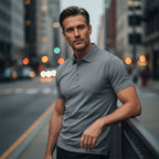 🔥Solange der Vorrat reicht 40 % Rabatt!🎉Herren schnell trocknendes Kurzarm-Hemdchen-Shirt mit Reverskragen