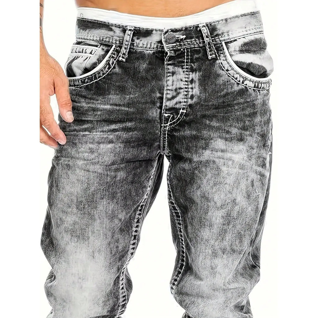 🔥Solange der Vorrat reicht 40 % Rabatt!🎉Kreative Stretch-Jeans für Herren. minimalistischer Stil. ideal für den Sommer. Emo-Stil