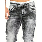🔥Solange der Vorrat reicht 40 % Rabatt!🎉Kreative Stretch-Jeans für Herren. minimalistischer Stil. ideal für den Sommer. Emo-Stil