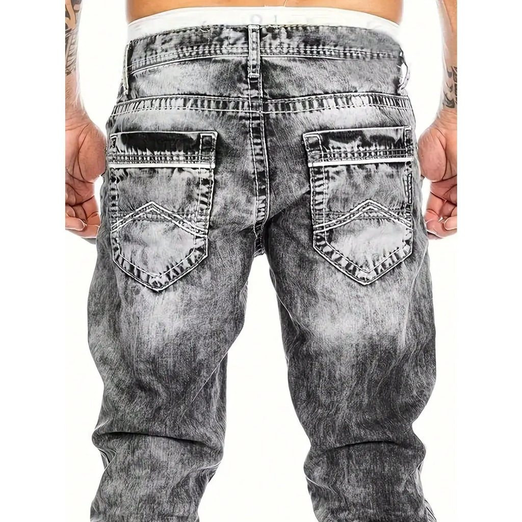 🔥Solange der Vorrat reicht 40 % Rabatt!🎉Kreative Stretch-Jeans für Herren. minimalistischer Stil. ideal für den Sommer. Emo-Stil