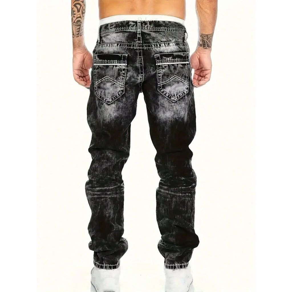 🔥Solange der Vorrat reicht 40 % Rabatt!🎉Kreative Stretch-Jeans für Herren. minimalistischer Stil. ideal für den Sommer. Emo-Stil