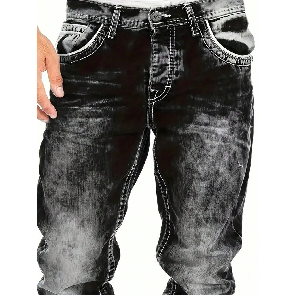 🔥Solange der Vorrat reicht 40 % Rabatt!🎉Kreative Stretch-Jeans für Herren. minimalistischer Stil. ideal für den Sommer. Emo-Stil