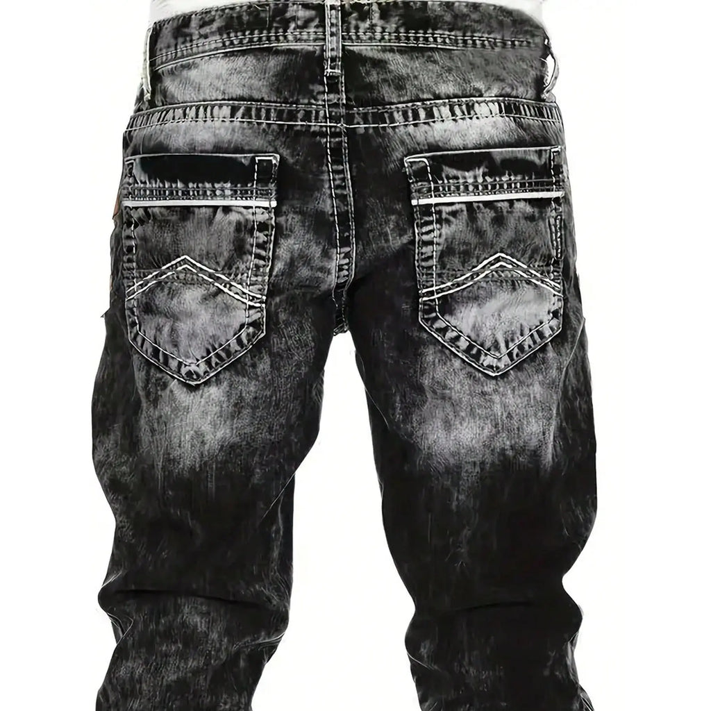 🔥Solange der Vorrat reicht 40 % Rabatt!🎉Kreative Stretch-Jeans für Herren. minimalistischer Stil. ideal für den Sommer. Emo-Stil