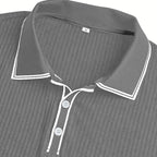 👕 50% RABATT! 🌞 Lässiges Sommer-Polohemd mit Kurzen Ärmeln – Atmungsaktive Baumwolle. Moderne Passform & Ideal Für Freizeit & Arbeit 💼