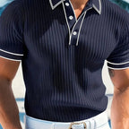 👕 50% RABATT! 🌞 Lässiges Sommer-Polohemd mit Kurzen Ärmeln – Atmungsaktive Baumwolle. Moderne Passform & Ideal Für Freizeit & Arbeit 💼