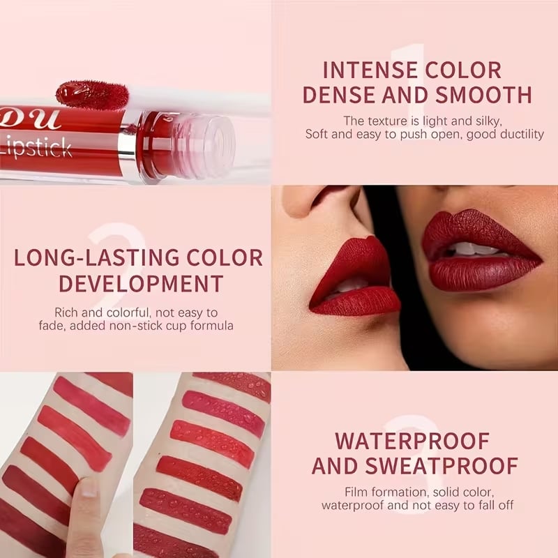 📢📢50 % RABATT !!!⏰18er-Set matter. wasserfester und langanhaltender Lipgloss