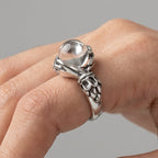 🔥Solange der Vorrat reicht 40 % Rabatt!🎉Gothic-Kristallkugel-Handring
