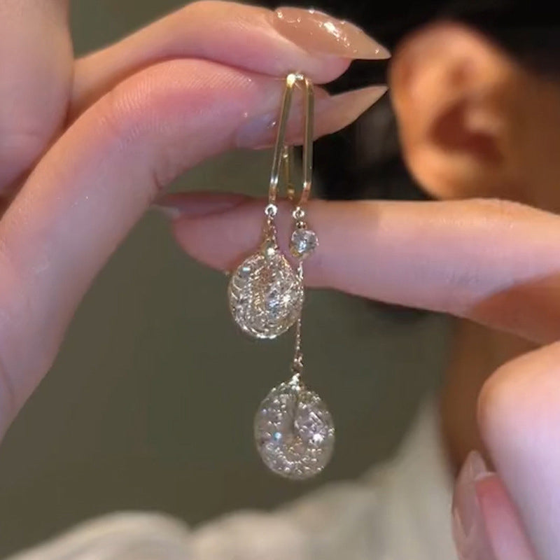🔥Solange der Vorrat reicht 40 % Rabatt!🎉Elegante Ohrringe mit Kristallquasten