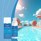 💧 Reinigungsflüssigkeit für Pools – kristallklares Wasser. mühelos! ✨ Schluss mit grünem Wasser und aggressiven Produkten – genießen Sie jederzeit ein gesundes. natürliches Badevergnügen. 🏊‍♂️💙