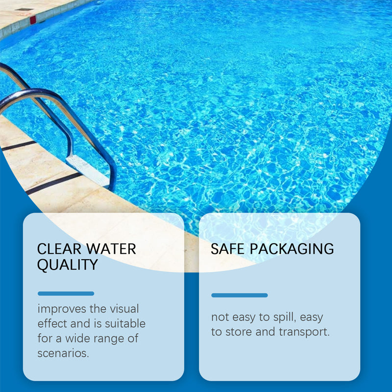 💧 Reinigungsflüssigkeit für Pools – kristallklares Wasser. mühelos! ✨ Schluss mit grünem Wasser und aggressiven Produkten – genießen Sie jederzeit ein gesundes. natürliches Badevergnügen. 🏊‍♂️💙