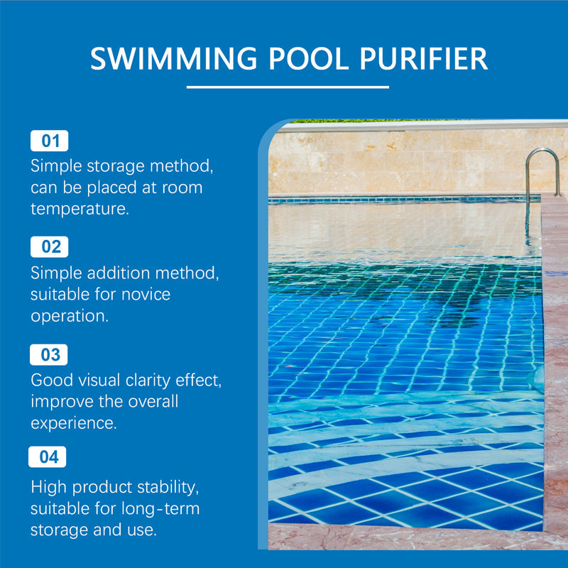 💧 Reinigungsflüssigkeit für Pools – kristallklares Wasser. mühelos! ✨ Schluss mit grünem Wasser und aggressiven Produkten – genießen Sie jederzeit ein gesundes. natürliches Badevergnügen. 🏊‍♂️💙