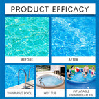 💧 Reinigungsflüssigkeit für Pools – kristallklares Wasser. mühelos! ✨ Schluss mit grünem Wasser und aggressiven Produkten – genießen Sie jederzeit ein gesundes. natürliches Badevergnügen. 🏊‍♂️💙