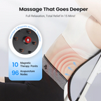 💐 SONDERANGEBOT – 50 % Rabatt! Hochwertiger magnetischer Lendenwirbelstrecker – sanfte Akupunkturmassage. atmungsaktiver Stoff