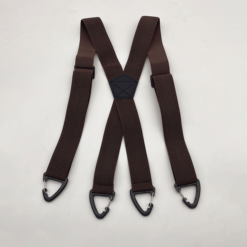 3.8 cm breiter Gurt mit Maiskorn-Muster – elastischer Karabiner-Gurt für Herren – ideal zum Klettern. Wandern & Outdoor-Aktivitäten⛰️🧗‍♂️