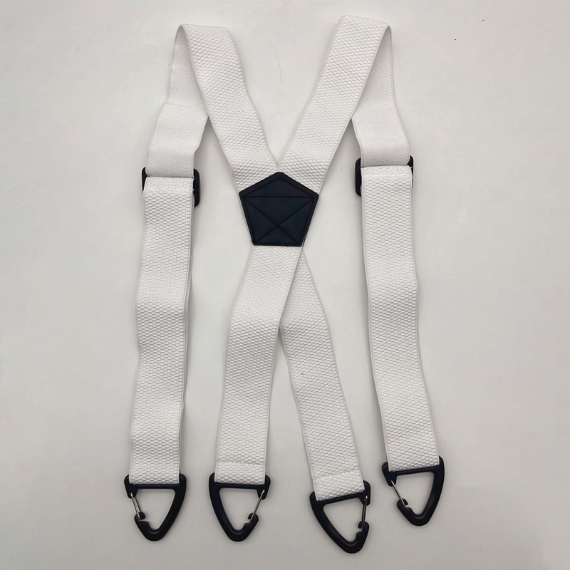 3.8 cm breiter Gurt mit Maiskorn-Muster – elastischer Karabiner-Gurt für Herren – ideal zum Klettern. Wandern & Outdoor-Aktivitäten⛰️🧗‍♂️