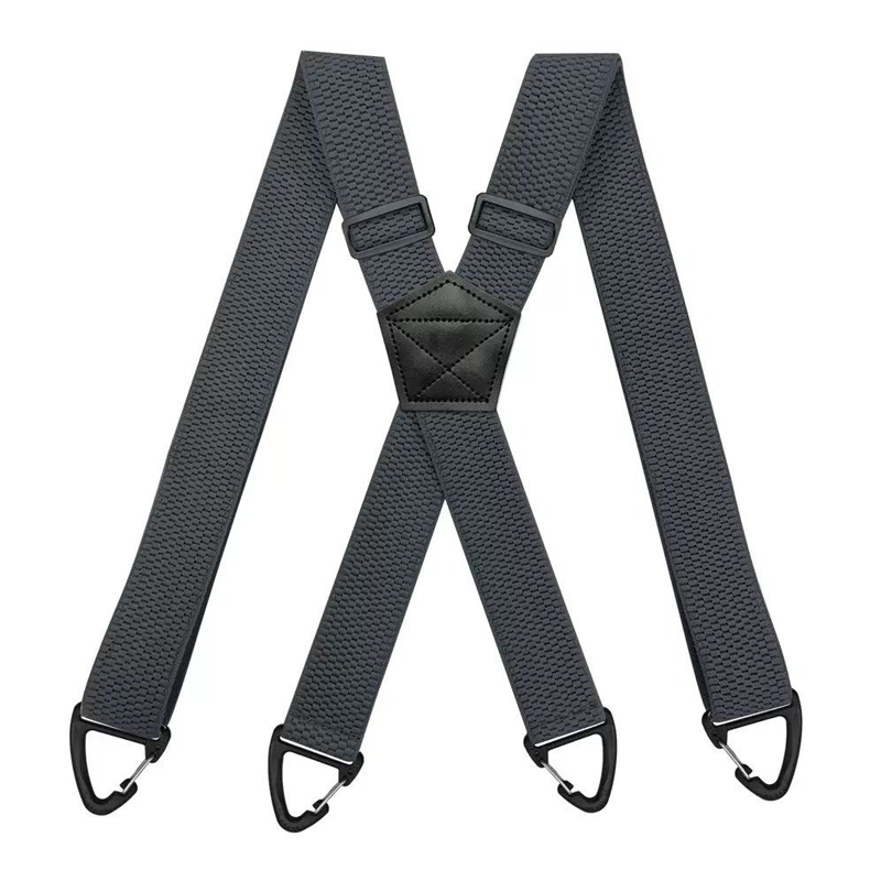 3.8 cm breiter Gurt mit Maiskorn-Muster – elastischer Karabiner-Gurt für Herren – ideal zum Klettern. Wandern & Outdoor-Aktivitäten⛰️🧗‍♂️