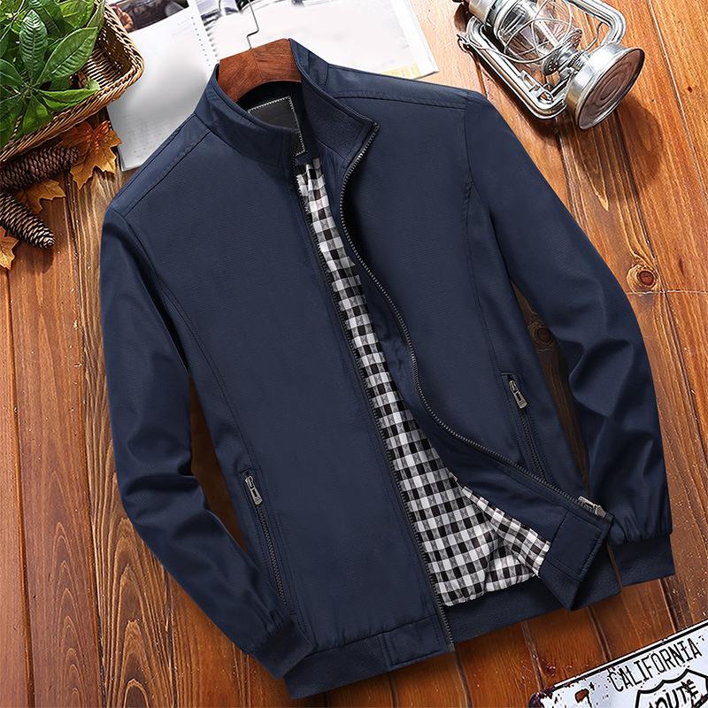 🧥 50% RABATT! 🔥 Herren Stehkragen-Jacke – Warmes & Gemütliches Karomuster-Futter. Strapazierfähig & Perfekt Für Kühle Tage 🧣