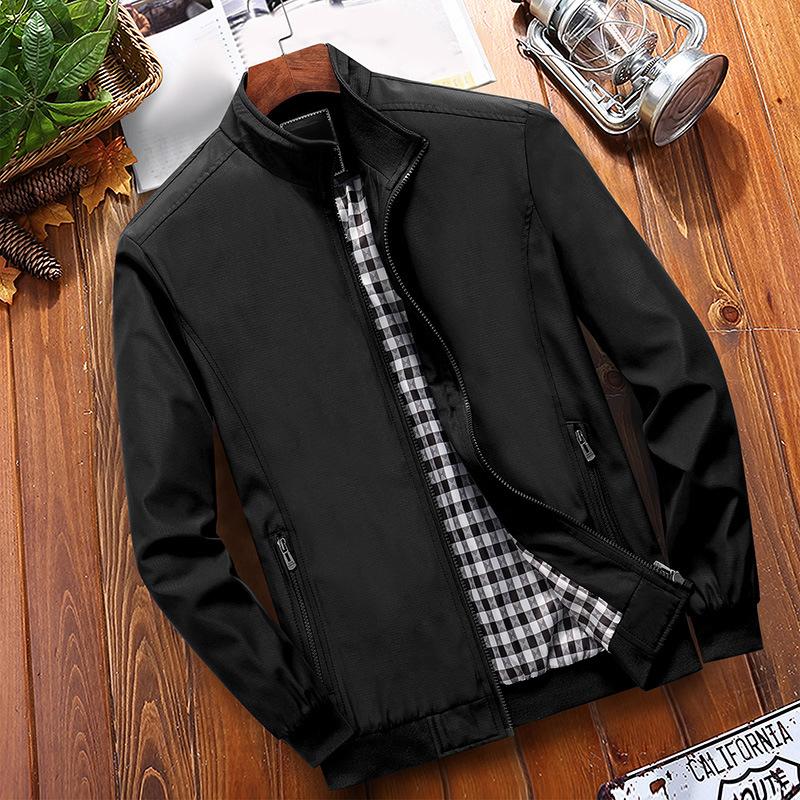 🧥 50% RABATT! 🔥 Herren Stehkragen-Jacke – Warmes & Gemütliches Karomuster-Futter. Strapazierfähig & Perfekt Für Kühle Tage 🧣