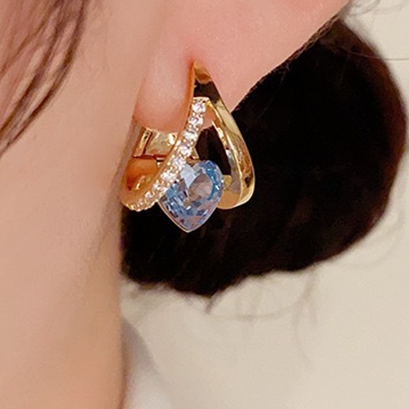 💍 50% RABATT! 💖 Elegante V-Form Herz-Anhänger Creolen – Delikat Design. Hypoallergena & Perfekt För Romantiska Tillfällen Eller Vardagslyx ✨